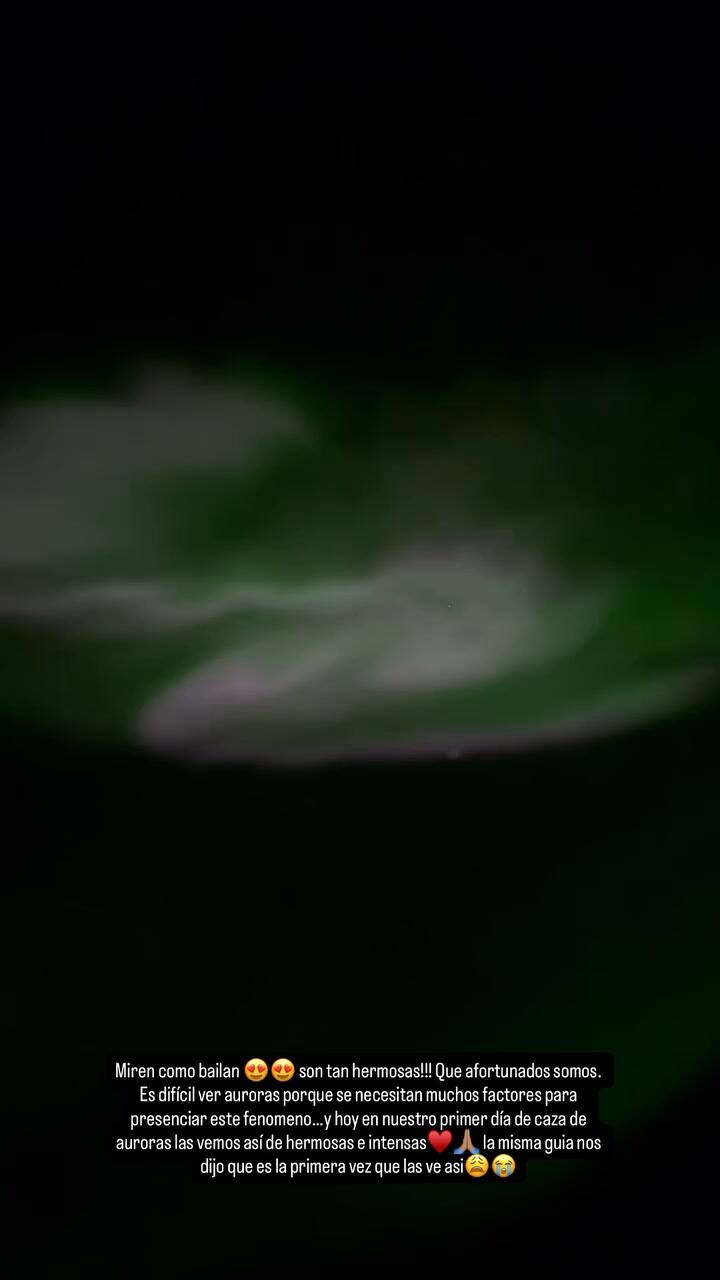 Las vacaciones soñadas de María Becerra en Finlandia junto a J Rei