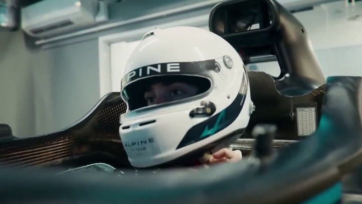 El primer día de Colapinto en Alpine