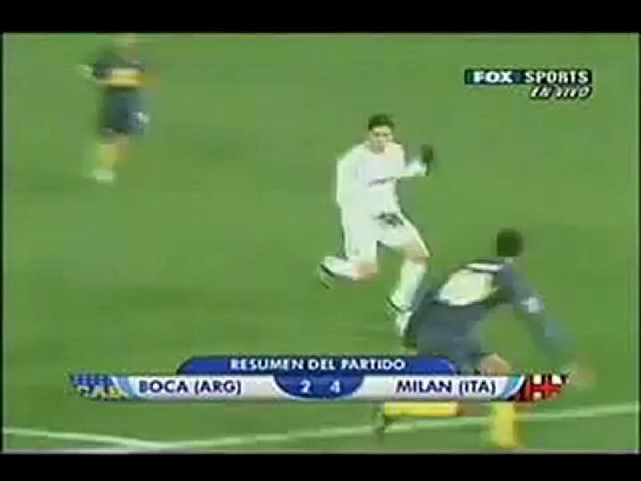 Boca Juniors 2 vs AC Milan 4 - Fuente: Youtube