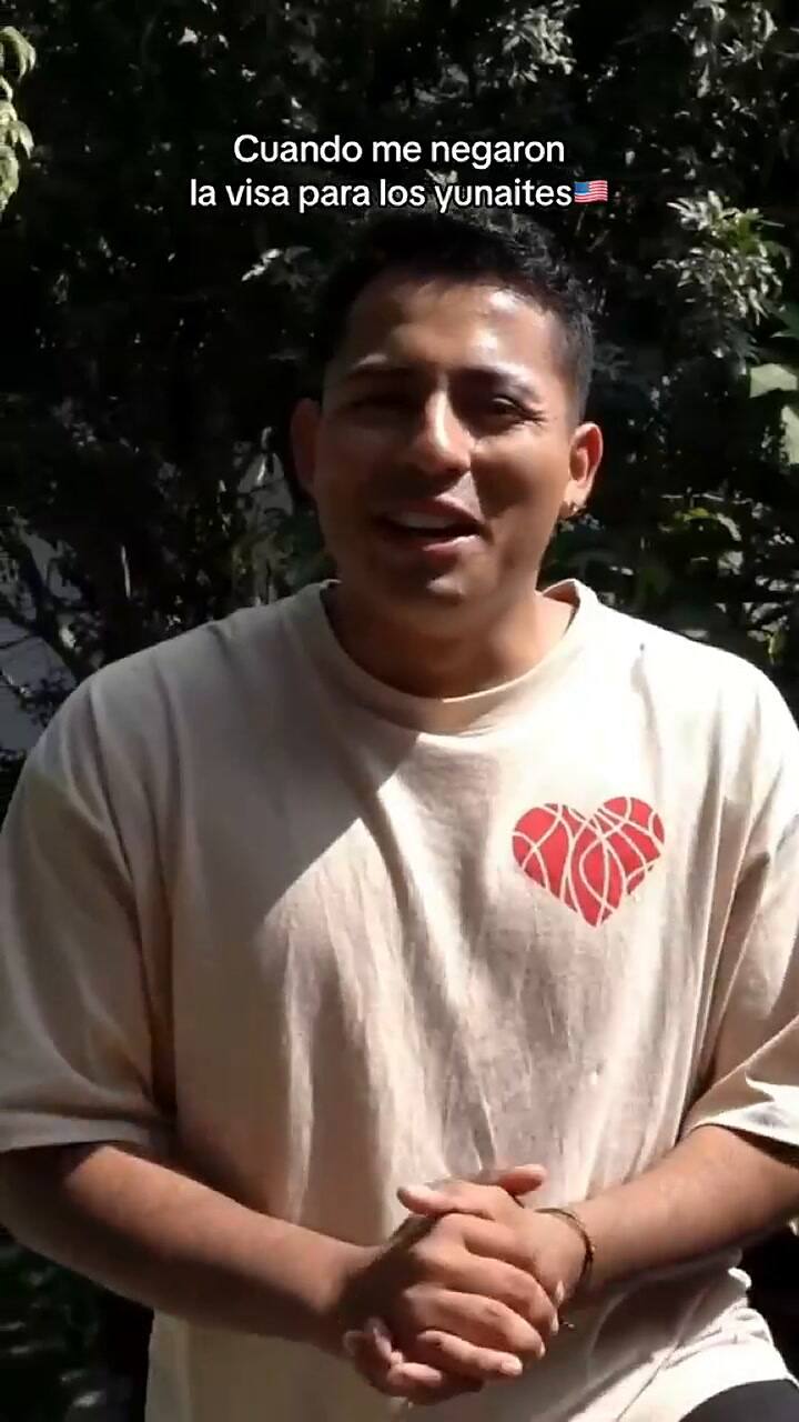 Un tiktoker contó por qué cree que le negaron la visa de EE.UU.