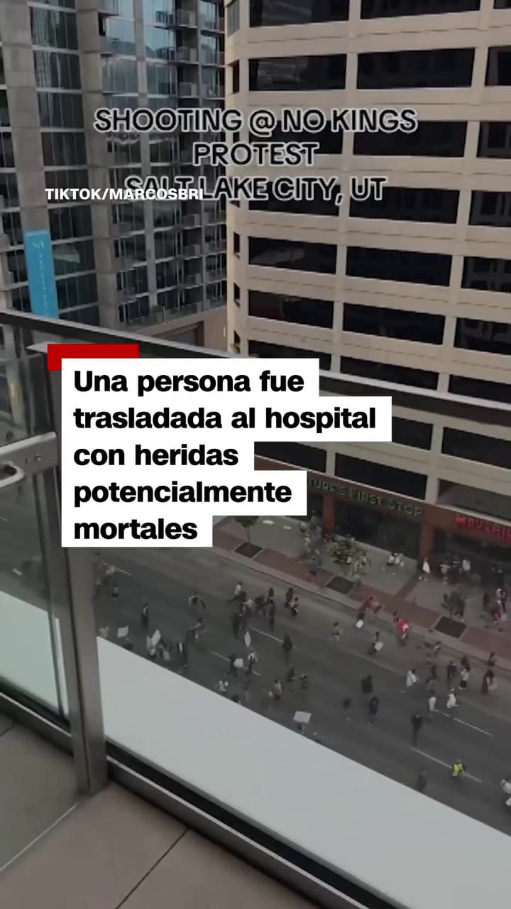 Tiroteo en EE.UU.: revelan qué pasó en medio de la protesta “No Kings” contra Trump en Utah