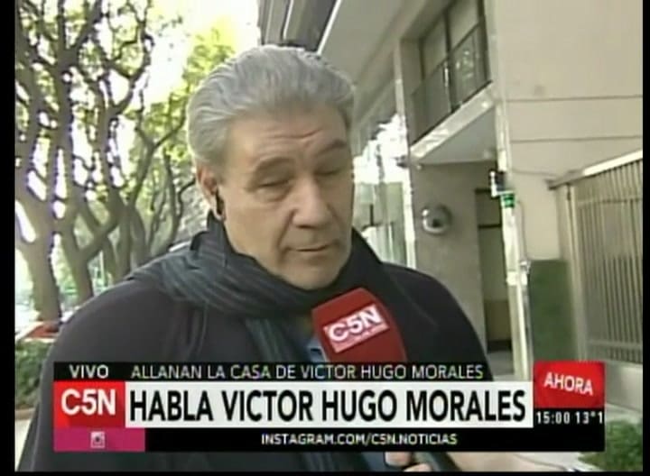 Realizaron un embargo preventivo en la casa de Víctor Hugo Morales por una causa contra Clarín
