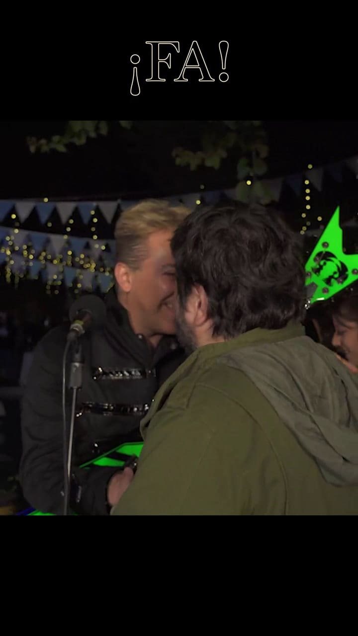 El encuentro entre Cristian Castro y Santiago Motorizado