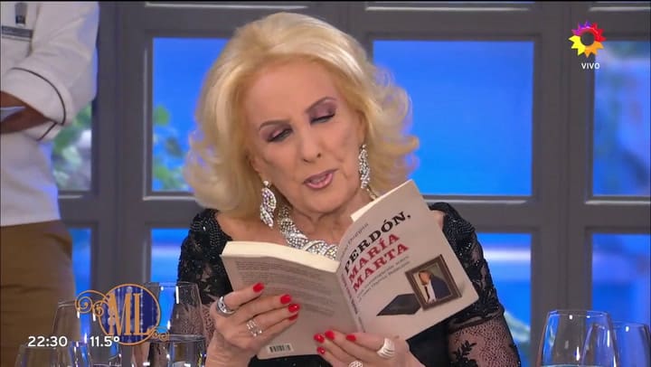Carlos Carrascosa, sobre su paso por la cárcel, en la mesa de Mirtha Legrand