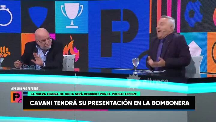 Cavani llegó a Boca y Pagani perdió su apuesta con Vignolo