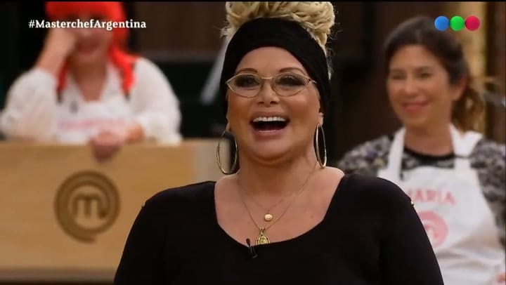 MasterChef Celebrity: El abrazo entre lágrimas de Carmen Barbieri y Fede Bal - Fuente: Telefe
