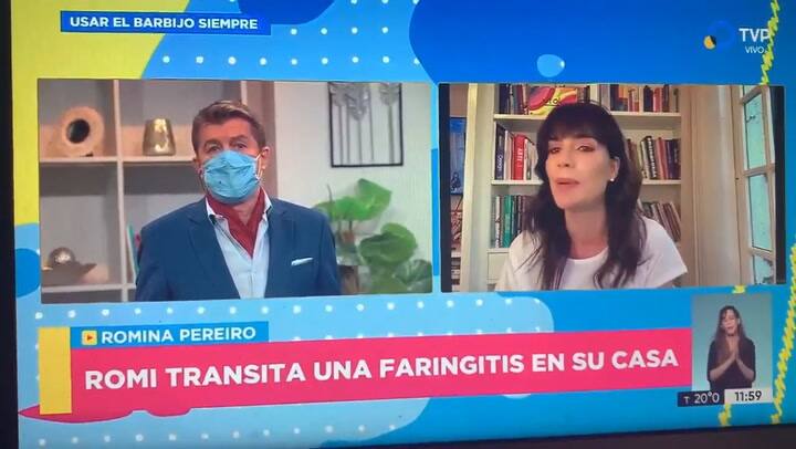 Romina Pereiro le pide a Jorge Rial que se quede en casa