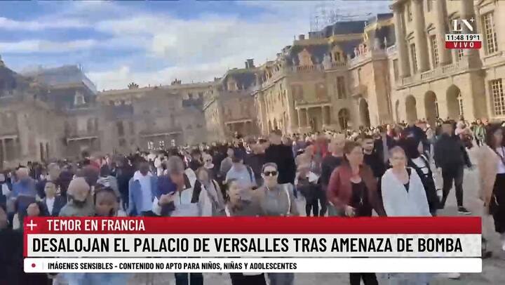 Desalojan el Palacio de Versalles tras una amenaza de bomba