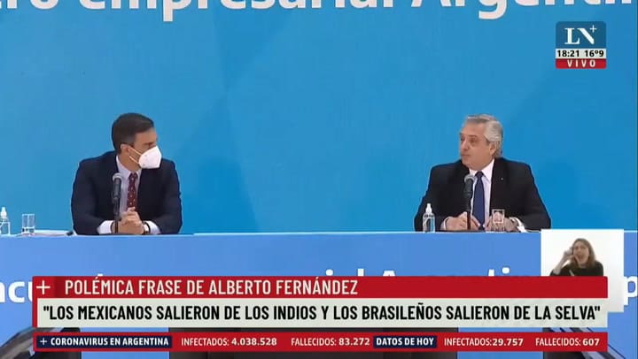 Feinmann, tras los dichos de Alberto Fernández: 'Verguenza nacional'