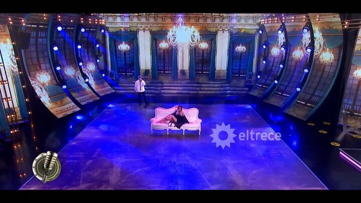 Cantando 2020. Jey Mammón y Carla del Huerto cantaron 'Castillo azul' - Fuente: eltrece