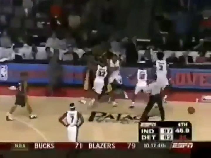 Indiana vs. los hinchas de Detroit - Fuente: YouTube