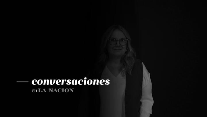 López Rosetti con Carola Gil en Conversaciones en La Nación