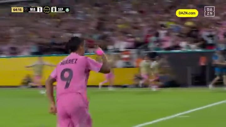 El gol de Luis Suárez frente al Palmeiras