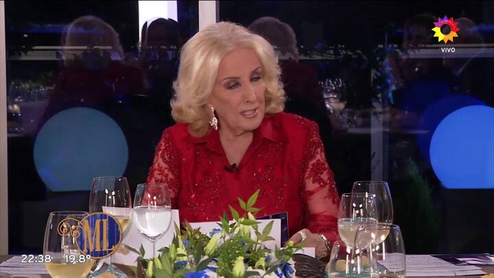 Marcela Tinayre, a Mirtha Legrand: 'Como madre puedo decir que sos realmente excepcional'