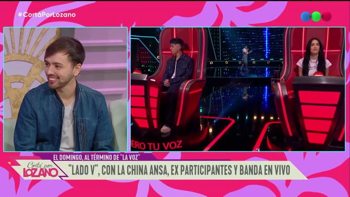 Benjamín Depascuali habló en Cortá por Lozano tras su ingreso a La Voz Argentina