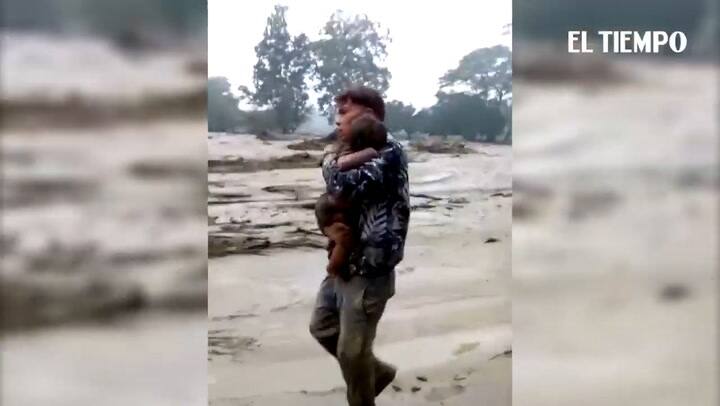 Así fue el rescate del bebé