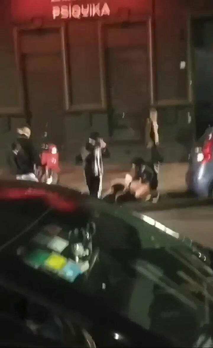 La batalla campal a la salida del boliche