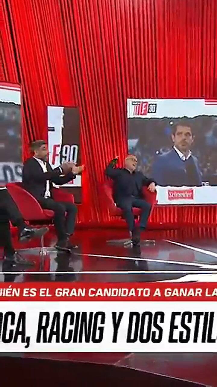 Bulos dio una polémica definición sobre el campeonato y Fucks abandonó el estudio