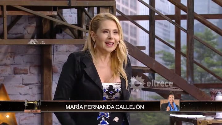 María Fernanda Callejón pisó el taller y se quebró al hablar de su madre: 'Era modista' - Fuente: el