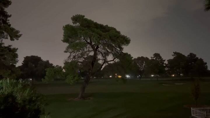 La tormenta en Las Vegas estuvo acompañada de fuertes descargas eléctricas