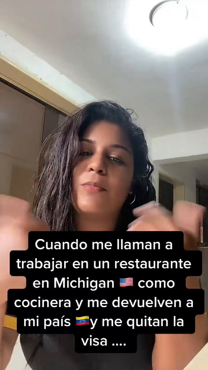 Contó en TikTok por qué la deportaron de Estados Unidos y mantuvo a todos en alerta