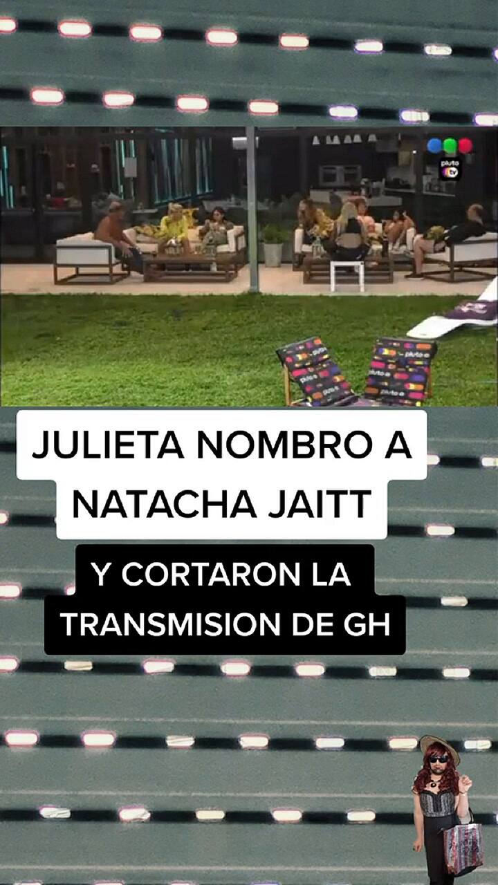 Julieta Poggio recordó a Natacha Jaitt y no salió al aire