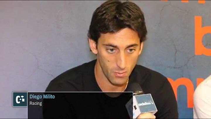 Mano a mano con Diego Milito