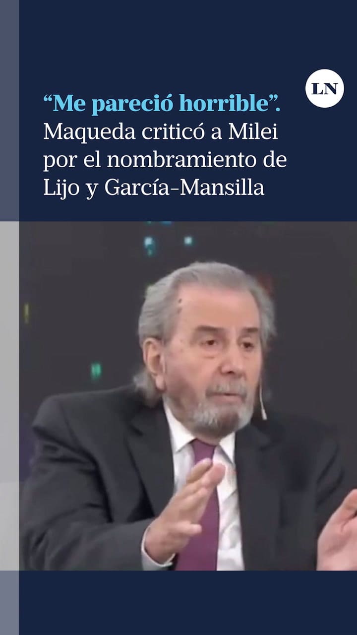 El ex juez de la Corte Suprema rechazó el nombramiento por decreto de Lijo y García-Mansilla