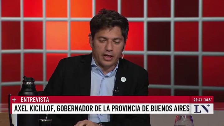 Kicillof calificó el discurso de Milei como “un disco rayado” y afirmó que “nos viene mintiendo hace mucho”