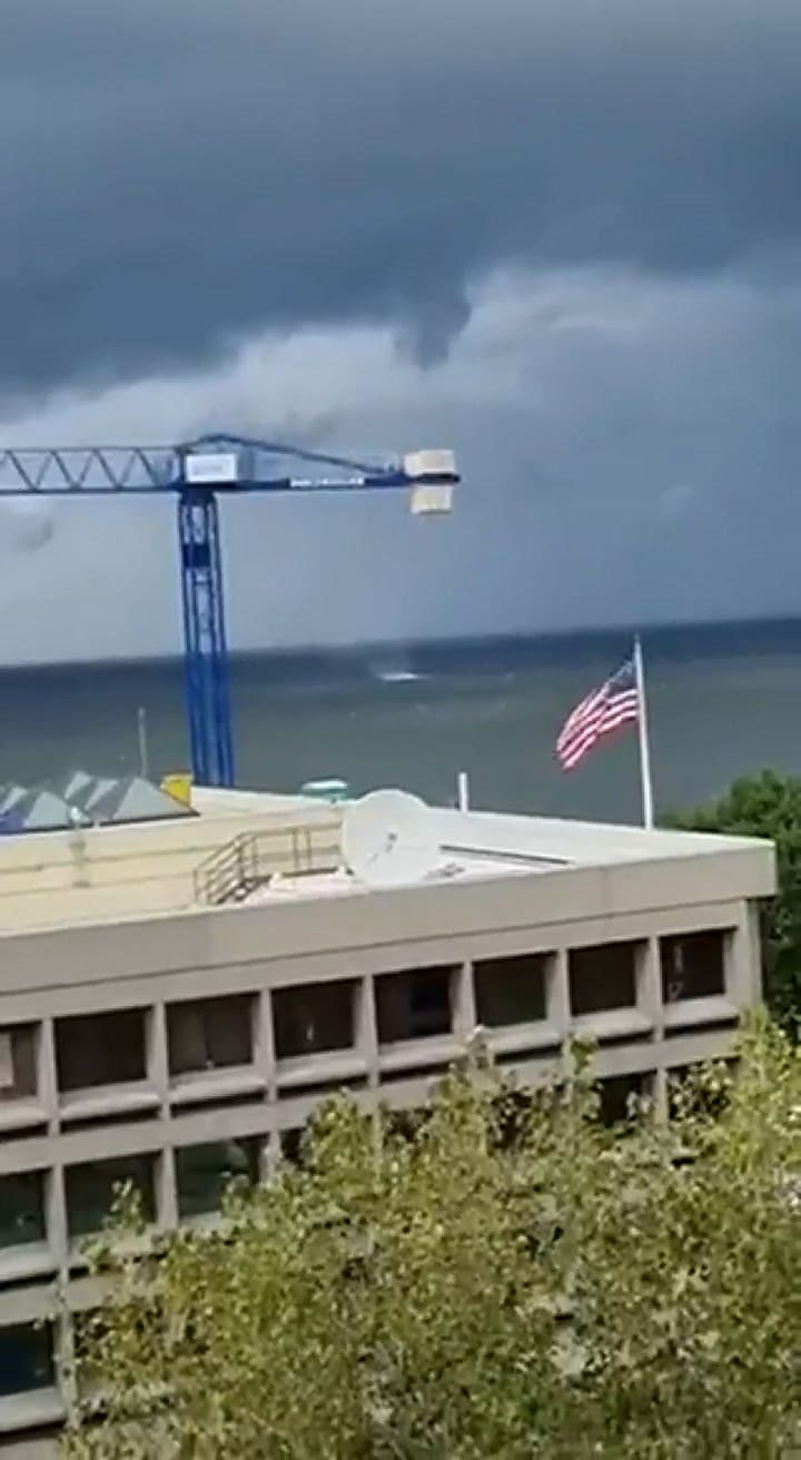 Tromba marina en Uruguay