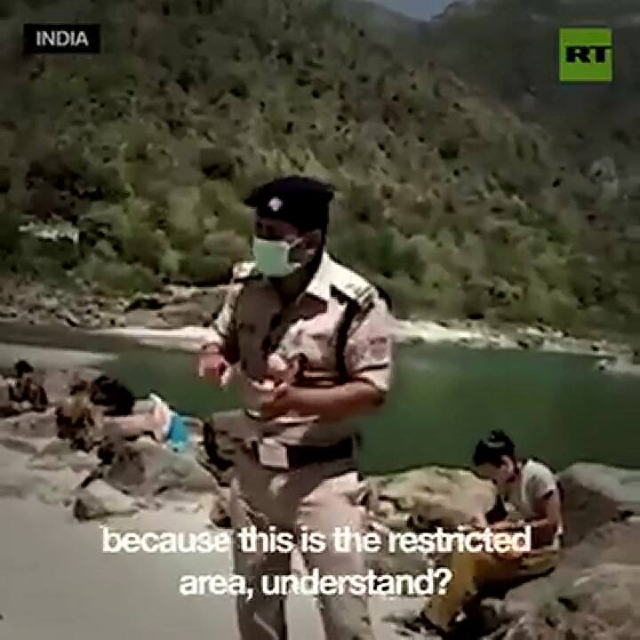 Obligan a escribir 500 veces 'perdón' a turistas que rompen la cuarentena en India