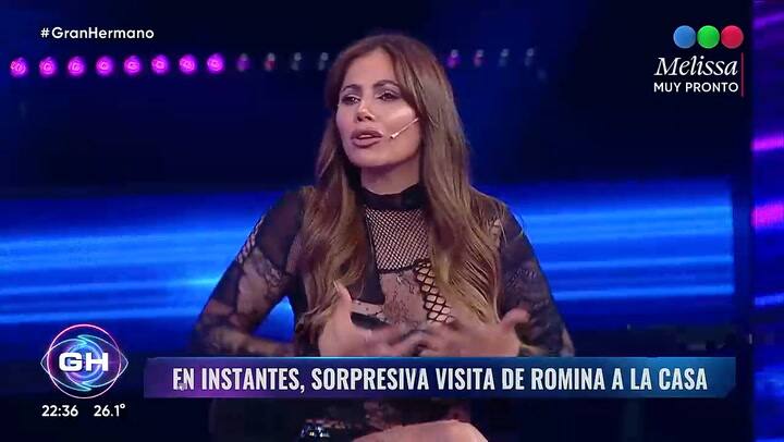 Romina Uhrig hablo con Santiago del Moro antes de ingresar a Gran Hermano