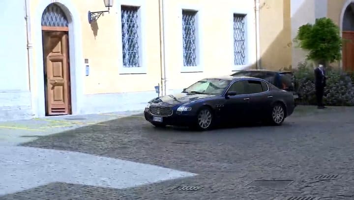 Alberto Fernández con el Papa