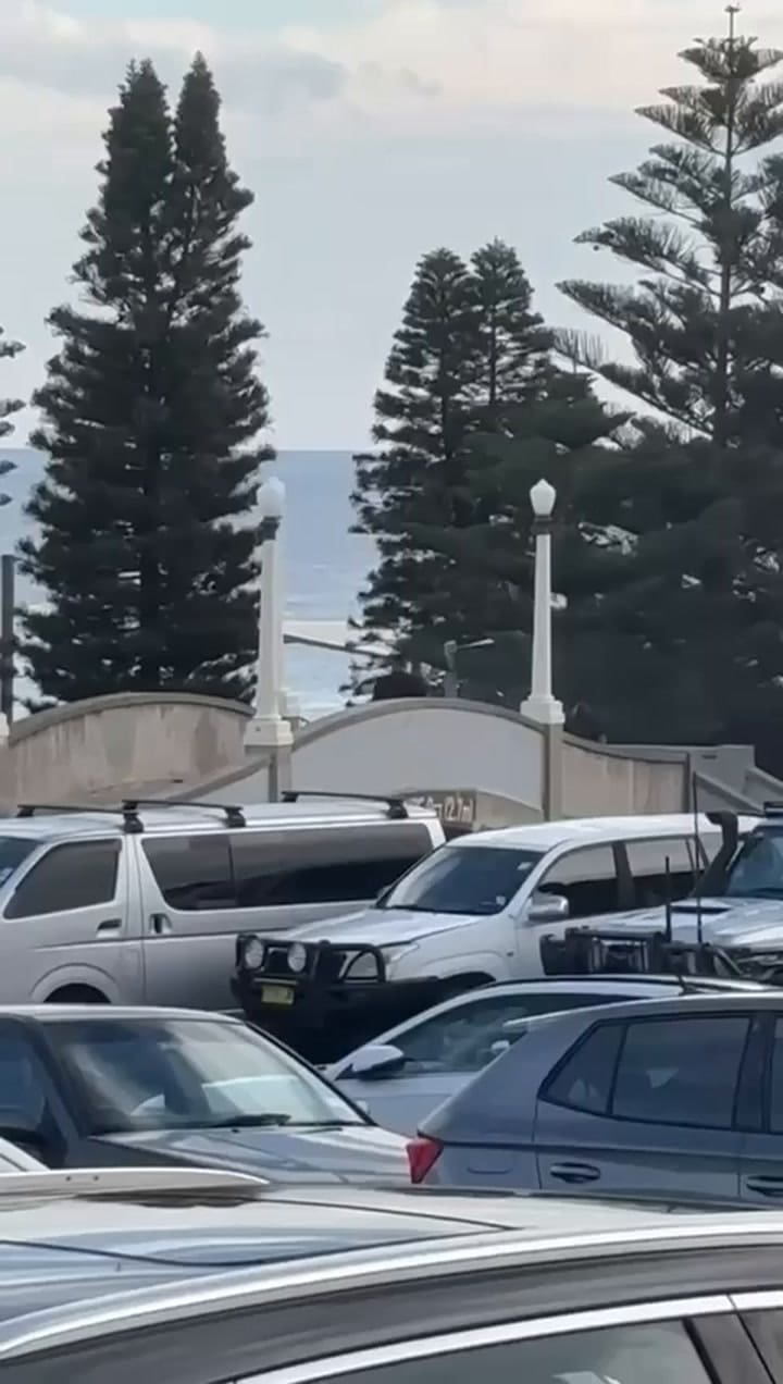 Los atacantes en medio del tiroteo