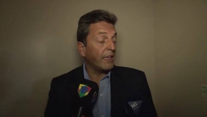 Massa participó junto a Manzur de un acto por el Día de la Lealtad en Tucumán - Fuente: Télam