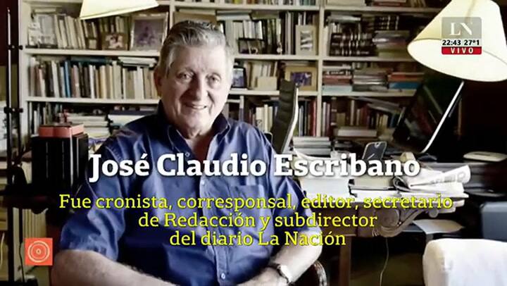 Carlos Pagni mano a mano con José Claudio Escribano, ex Subdirector del diario La Nación