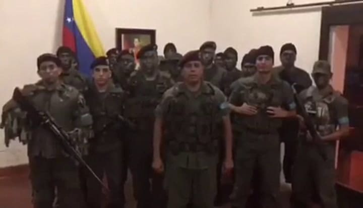 Rebelión militar en Venezuela contra Nicolás Maduro
