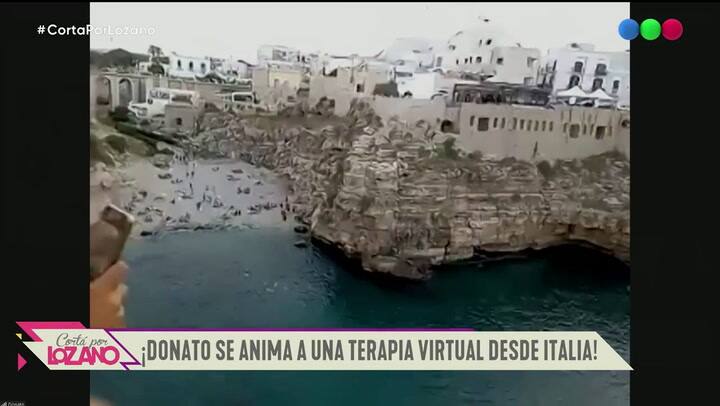 Vero Lozano quiso hablar con Donato de Santis, en Italia, pero todo pareció fallar