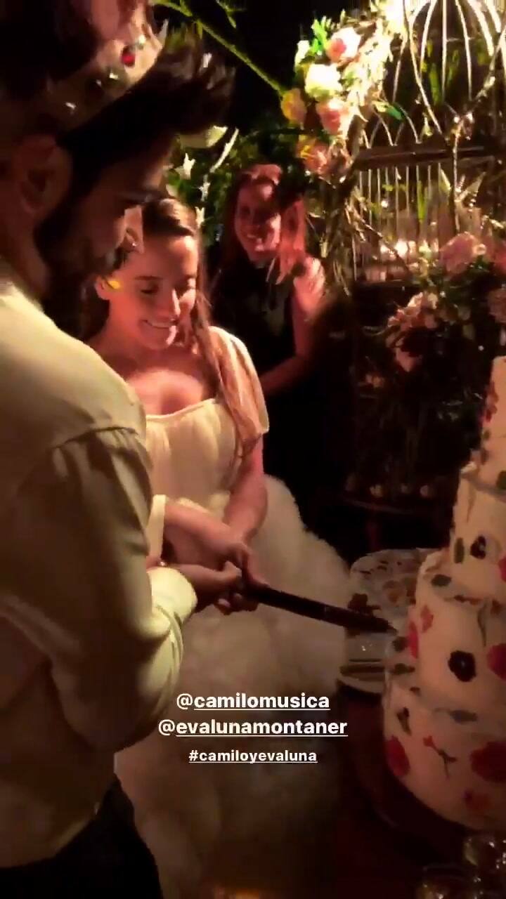 La torta de Evaluna y Camilo