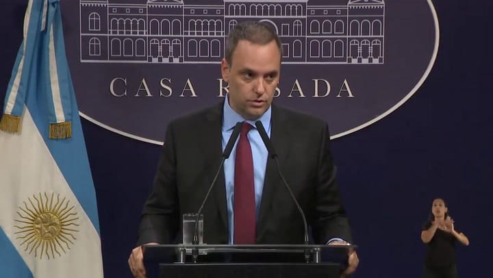 Conferencia de prensa de Manuel Adorni - 02/02/24