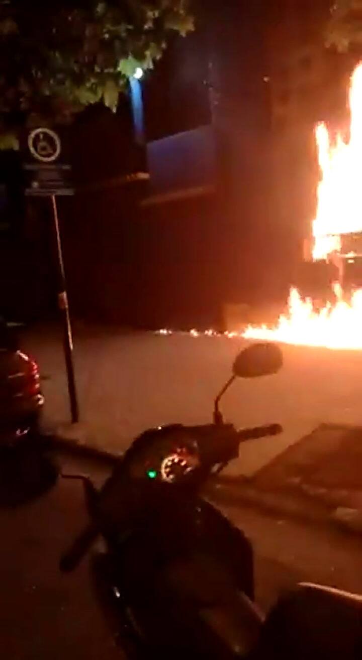 Ataque con bomba molotov en la sede de Rosario Central