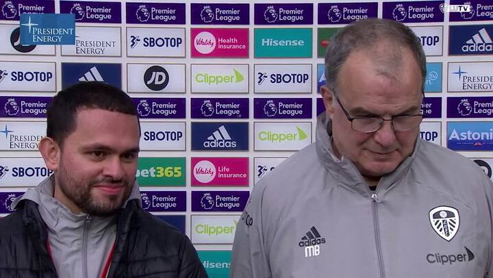 Bielsa habló tras la victoria de su equipo