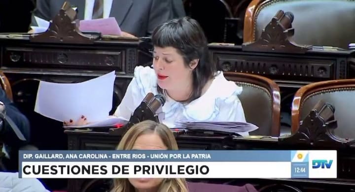 El cruce entre Gaillard y Menem