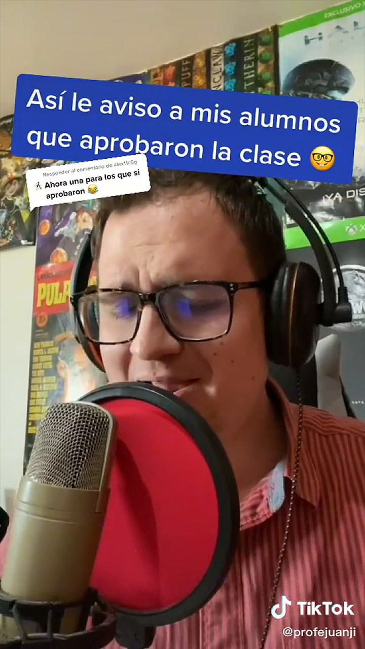 A su vez, y por pedido de sus seguidores, armó otra canción pero para los alumnos que sí aprobaron