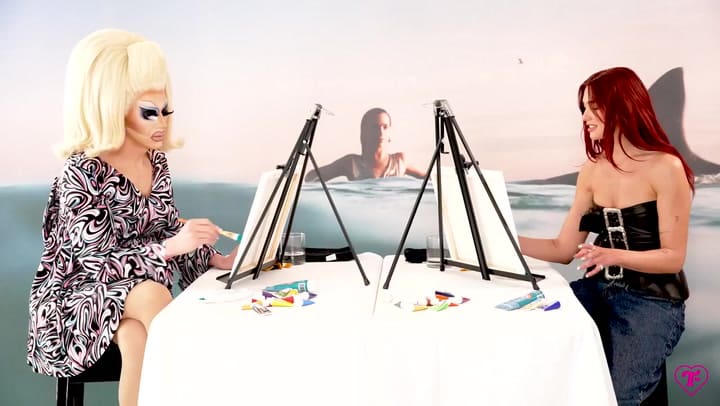 Entrevista de Trixie a la cantante Dua Lipa