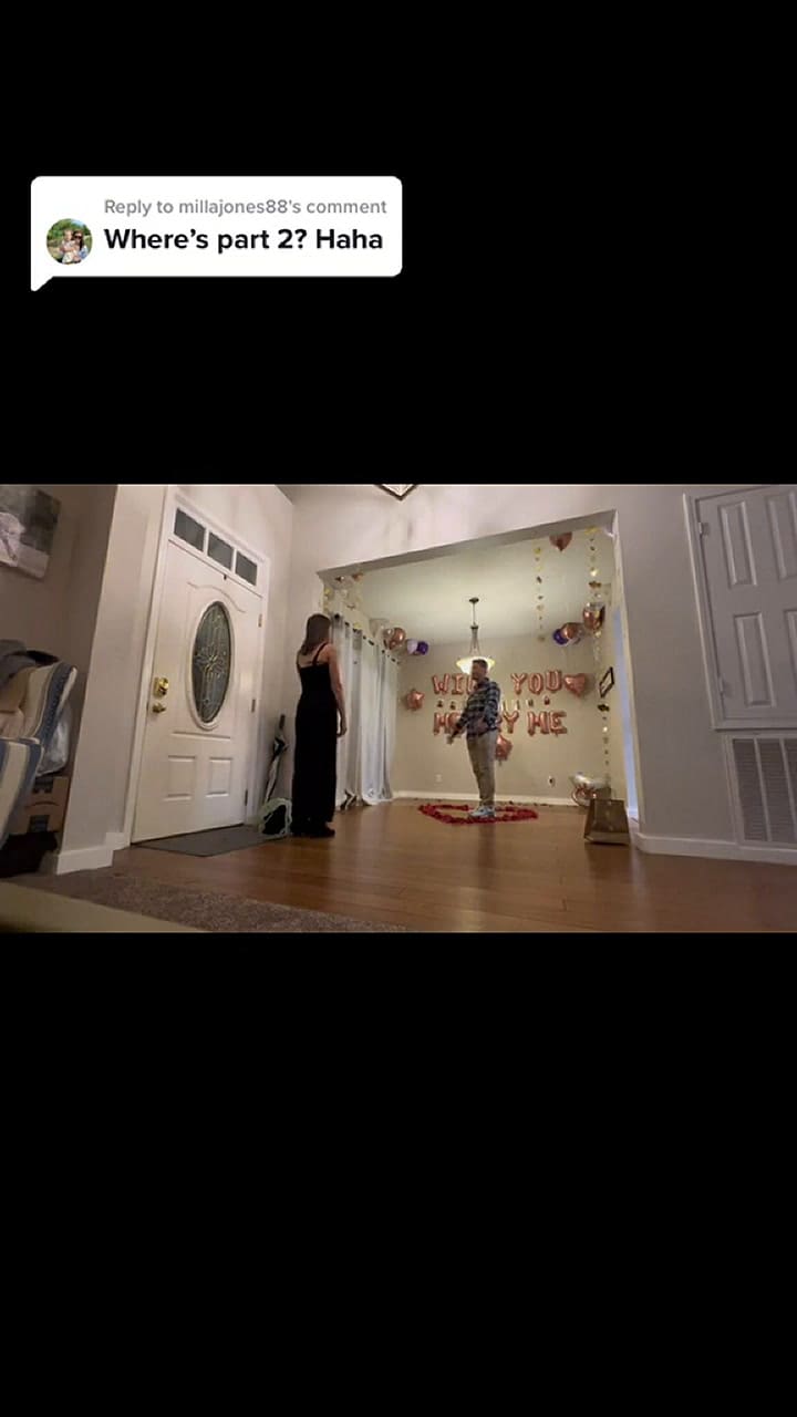 No vio la propuesta de casamiento