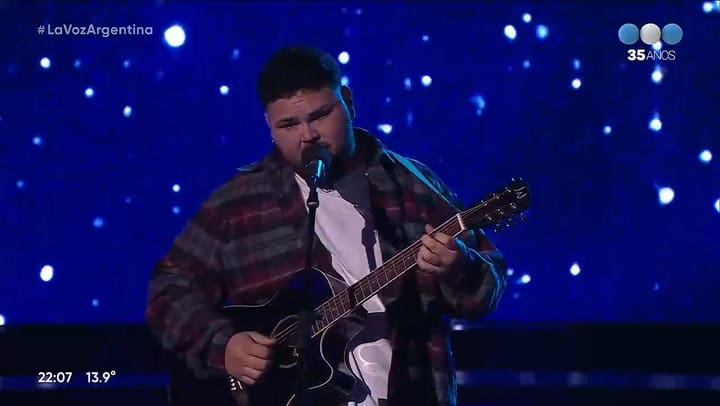 Brandon Rivero, participante de La Voz Argentina, recibio el visto bueno de Luck Ra
