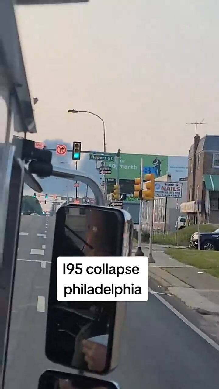 Así atendieron el accidente en la I-95 los bomberos de Philadephia