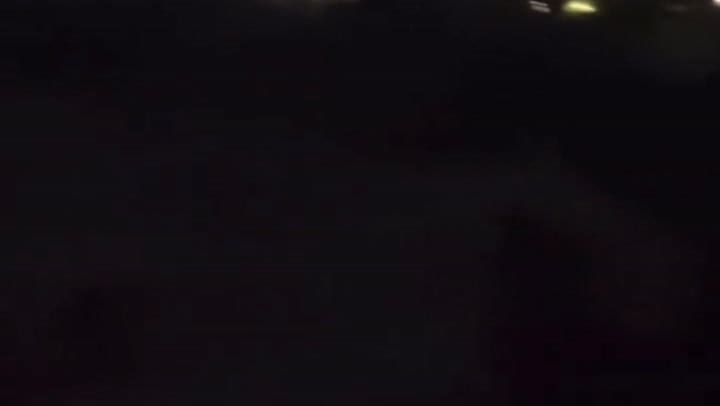 Así se veía el centro de Avellaneda en pleno corte de luz y desde un edificio