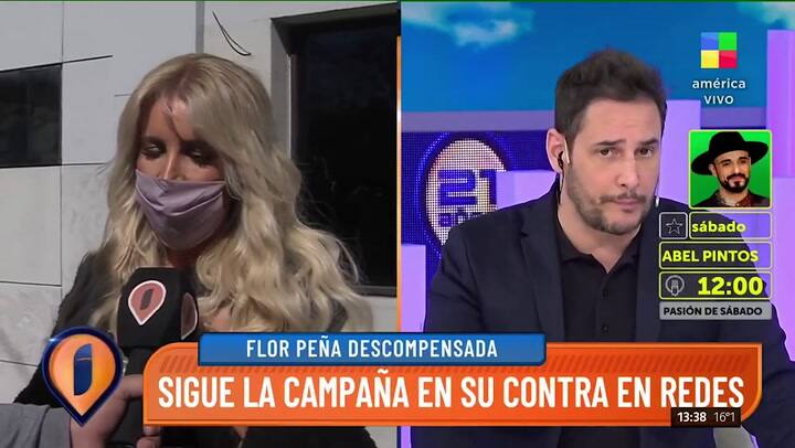 Flor Peña en Intrusos